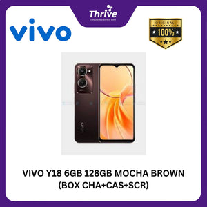 VIVO Y18 6GB 128GB MOCHA BROWN (BOX CHA+CAS+SCR)