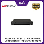 Load image into Gallery viewer, iDS-7200 XT series 1U Turbo AcuSense DVR Support TVI Two-way Audio iDS-7216HQHI-M1/XT