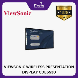 VIEWSONIC WIRELESS PRESENTATION DISPLAY CDE6530