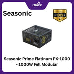 Load image into Gallery viewer, Seasonic Prime Platinum PX-1000 - 1000W Full Modular - 80+ Platinum Certified - 12 Years Warranty Replacement
