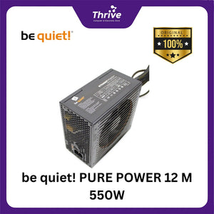 be quiet! PURE POWER 12 M 550W - Fully Modular - ATX 3.0 PCIe 5.0 - 80+ Gold Certified - 10 Years Warranty - Number 1 PSU in Germany