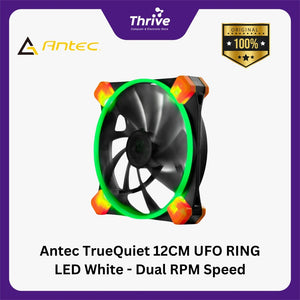 Antec TrueQuiet 12CM UFO RING LED White - Dual RPM Speed