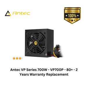 Antec VP Series 700W - VP700P - 80+ - 2 Years Warranty Replacement