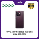 Load image into Gallery viewer, OPPO A3X 4GB 128GB RED (BOX CHA+CAS+SCR)
