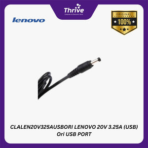 CLALEN20V325AUSBORI LENOVO 20V 3.25A (USB) Ori USB PORT