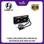 Load image into Gallery viewer, LIANLI GALAHAD 240 UNIFAN SL EDITION BLACK AND SILVER