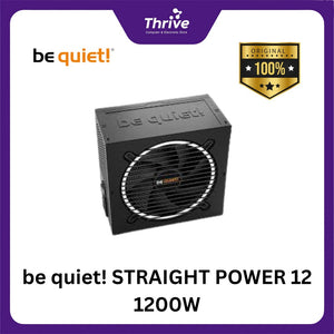 be quiet! STRAIGHT POWER 12 1200W - Fully Modular - ATX 3.0 PCIe 5.0 - 80+ Platinum Certified - 10 Years Warranty - Number 1 PSU in Germany