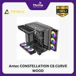 Load image into Gallery viewer, Antec CONSTELLATION C8 CURVE WOOD - Full-Tower E-ATX Gaming Case - Dual Chamber Design - 4mm Tempered Curved Glass with Exotic WOOD - Right Side Full Mesh Panel - Type C Ready
