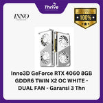 Load image into Gallery viewer, Inno3D GeForce RTX 4060 8GB GDDR6 TWIN X2 OC WHITE - DUAL FAN - Garansi 3 Thn
