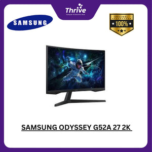 SAMSUNG ODYSSEY G52A 27 2K 16:9 FLAT IPS 99% SRGB 165HZ ERGO STAND 3Y