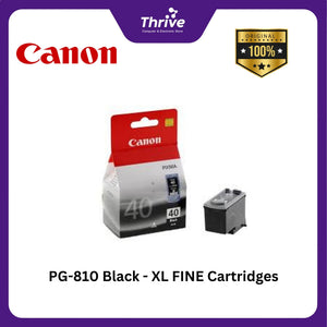 PG-810 Black - XL FINE Cartridges