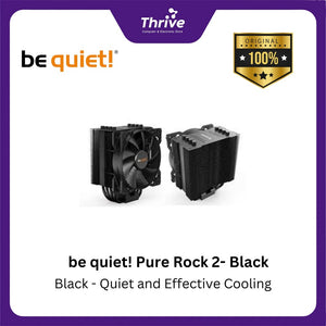 be quiet! Pure Rock 2 - Black - Quiet and Effective Cooling