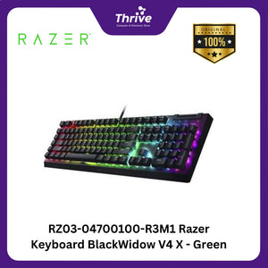 RZ03-04700100-R3M1 Razer Keyboard BlackWidow V4 X - Green