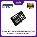 Load image into Gallery viewer, KLEVV NEO MicroSD 90MB/S 16GB Class 10 UHS-1 - U016GUC1U18-D