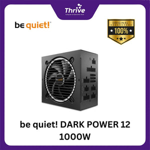 be quiet! DARK POWER 12 1000W - Fully Modular - 80+ Titanium Certified - 10 Years Warranty - Number 1 PSU in Germany