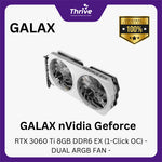 Load image into Gallery viewer, GALAX nVidia Geforce RTX 3060 Ti 8GB DDR6 EX (1-Click OC) - DUAL ARGB FAN -