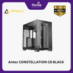 Load image into Gallery viewer, Antec CONSTELLATION C8 BLACK - Full-Tower E-ATX Gaming Case - Dual Chamber Design - 4mm Tempered Glass Side Panel - Right Side Full Mesh Panel - Type C Ready
