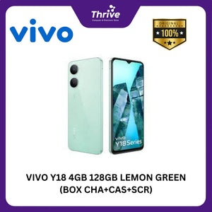 VIVO Y18 4GB 128GB LEMON GREEN (BOX CHA+CAS+SCR)