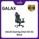 Load image into Gallery viewer, GALAX Gaming Chair GC-01 Black - RGB Effect - Lumbar Pillow - Ergonomic Support System