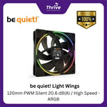 Load image into Gallery viewer, be quiet! Light Wings - 120mm PWM Silent 20.6 dB(A) / High Speed - ARGB
