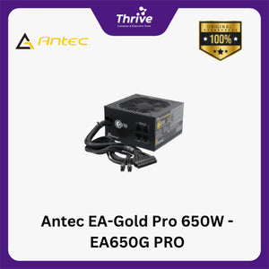 Antec EA-Gold Pro 650W - EA650G PRO - 80+ Gold - Japanese Capacitor ! (PSU Made by Seasonic) - Modular - 7 Years Warranty Replacement