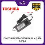 Load image into Gallery viewer, CLATOS19V632A TOSHIBA 19 V 6.32A 5.5*2.5
