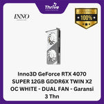 Load image into Gallery viewer, Inno3D GeForce RTX 4070 SUPER 12GB GDDR6X TWIN X2 - DUAL FAN - Garansi 3 Thn