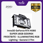 Load image into Gallery viewer, Inno3D GeForce RTX 4080 SUPER 16GB GDDR6X FROSTBITE - ILLUMINATING RGB Lighting - Garansi 3 Thn
