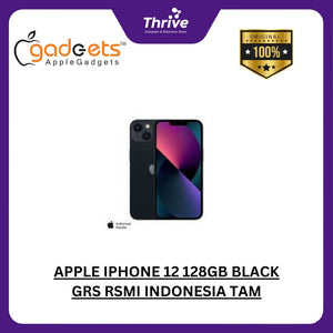 APPLE IPHONE 12 128GB BLACK GRS RSMI INDONESIA TAM