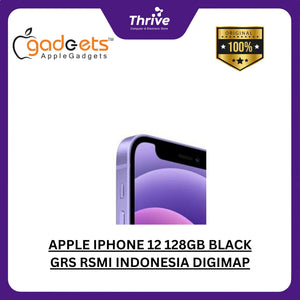 APPLE IPHONE 12 128GB BLACK GRS RSMI INDONESIA DIGIMAP