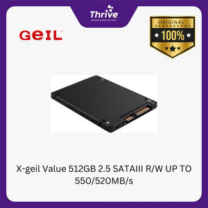 X-geil Value 512GB 2.5 SATAIII R/W UP TO 550/520MB/s