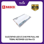 Load image into Gallery viewer, CLE173FHD LED 17.3 40 PIN FULL HD TEBAL N173HGE-L11 Rev.C1