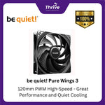 Load image into Gallery viewer, be quiet! Pure Wings 3 - 120mm PWM High-Speed - Great Performance and Quiet Cooling
