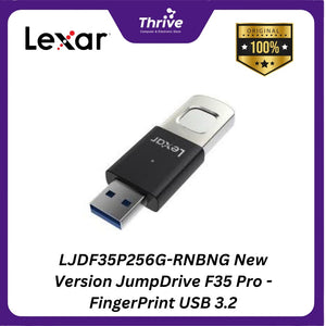LJDF35P256G-RNBNG New Version JumpDrive F35 Pro - FingerPrint USB 3.2