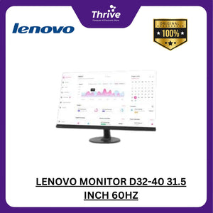 LENOVO MONITOR D32-40 31.5 INCH 60HZ