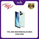 Load image into Gallery viewer, ITEL A50 3GB 64GB BLUE (BOX CHA+CAS)