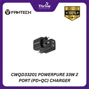 CWQD33201 POWERPURE 33W 2 PORT (PD+QC) CHARGER