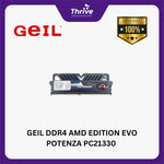 Load image into Gallery viewer, GEIL DDR4 AMD EDITION EVO POTENZA PC21330 2666MHz Dual Channel 16GB (2x8GB) 19-19-19-43 GAPB416GB2666C19DC
