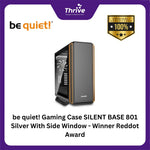 Load image into Gallery viewer, be quiet! Gaming Case SILENT BASE 801 Silver With Side Window - Winner Reddot Award
