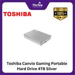 Load image into Gallery viewer, Toshiba Canvio Gaming Portable Hard Drive 4TB Silver
