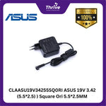 Load image into Gallery viewer, CLAASU19V34255SQ0RI ASUS 19V 3.42 (5.5*2.5) ) Square Ori 5.5*2.5MM
