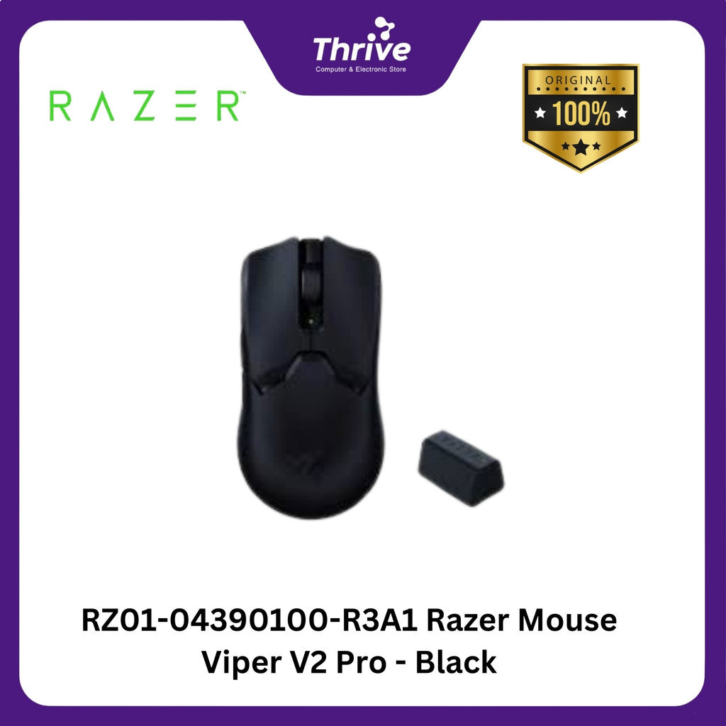 RZ01-04390100-R3A1 Razer Mouse Viper V2 Pro - Black - Sultan Store