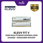 Load image into Gallery viewer, KLEVV FIT V DDR5 White PC48000 6000MHz 32GB (2X16GB) - KD5AGU880-60A320F