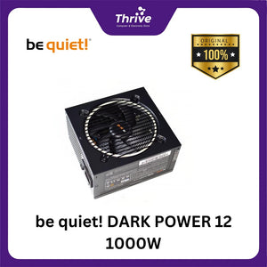 be quiet! DARK POWER 12 1000W - Fully Modular - 80+ Titanium Certified - 10 Years Warranty - Number 1 PSU in Germany