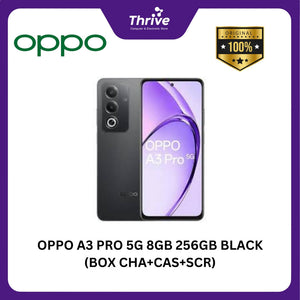 OPPO A3 PRO 5G 8GB 256GB BLACK (BOX CHA+CAS+SCR)