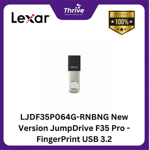LJDF35P064G-RNBNG New Version JumpDrive F35 Pro - FingerPrint USB 3.2