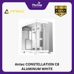 Load image into Gallery viewer, Antec CONSTELLATION C8 ALUMINUM WHITE - Full-Tower E-ATX Gaming Case - Dual Chamber Design - 4mm Tempered Glass with Exotic ALUMINUM - Right Side Full Mesh Panel - Type C Ready
