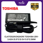 Load image into Gallery viewer, CLATOS19V342AORI TOSHIBA 19V-3.42A (5.5*2.5) Ori 5.5*2.5MM