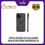 Load image into Gallery viewer, APPLE IPHONE 15 PLUS 128GB BLACK GRS RSMI INDONESIA TAM
