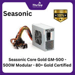 Load image into Gallery viewer, Seasonic Core Gold GM-500 - 500W Modular - 80+ Gold Certified - 7 Years Warranty Replacement
